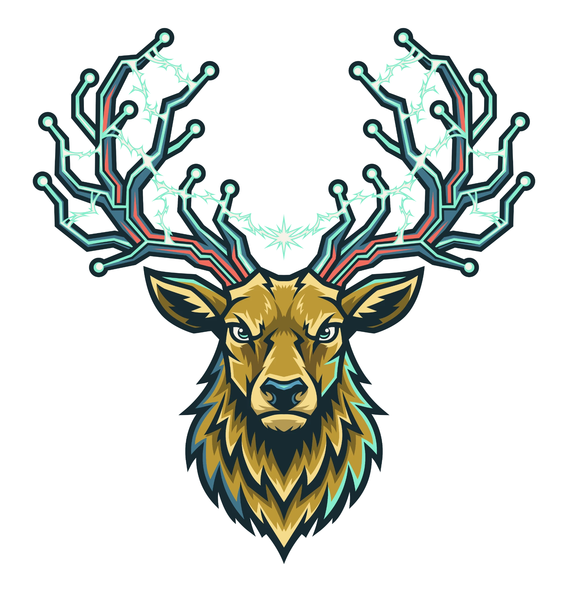 WireHart's electric deer mascot